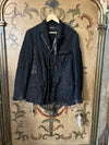 ARCHIVIO J.M.Ribot 24 Autumn/Winter Handmade Distressed Suit Jacket Italy AJM-G02/NR/OLD-0 Black